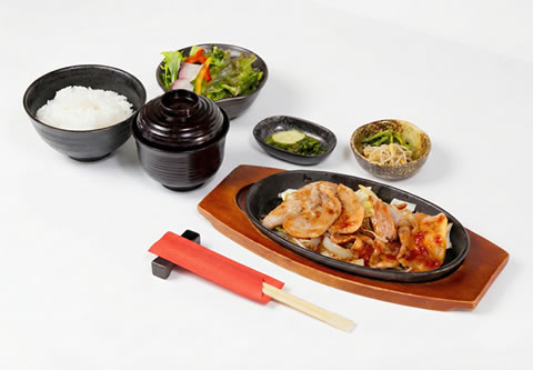 高原豚 しょうが焼き定食